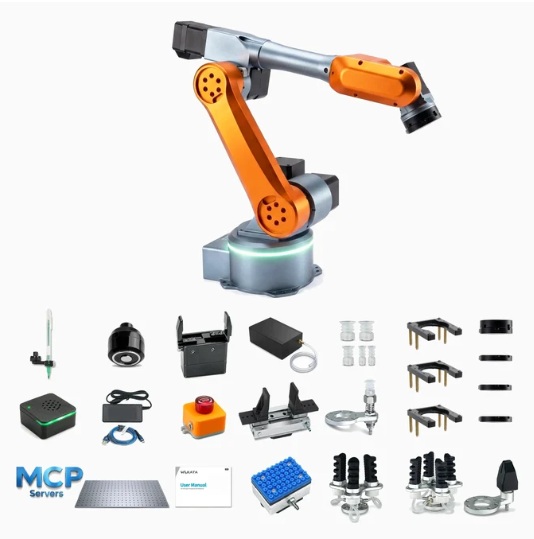 WLKATA MiroMAX Expert Kit - 6-Axis Industrial Grade Robotic Arm, PLC ROS2 MATLAB Voice Control