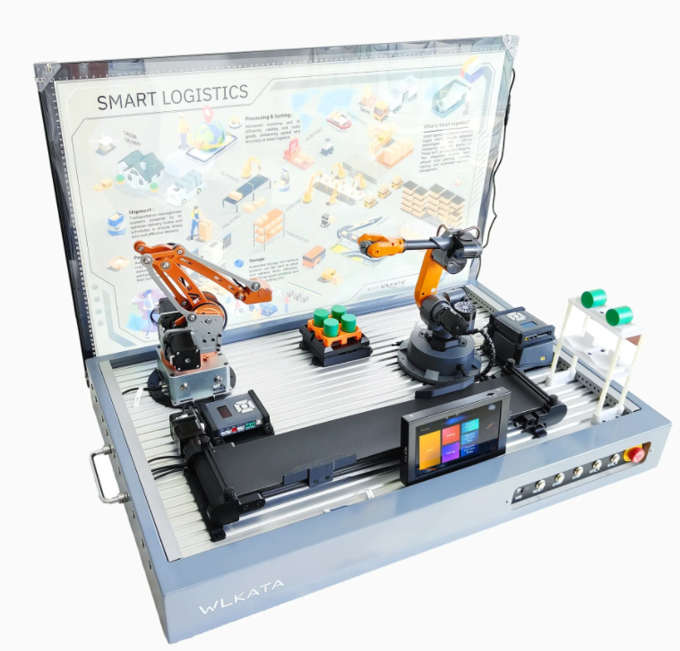 WLKATA Mirobot MT4 Logistic Warehouse Cell – Touch Screen, CTE Training Solution