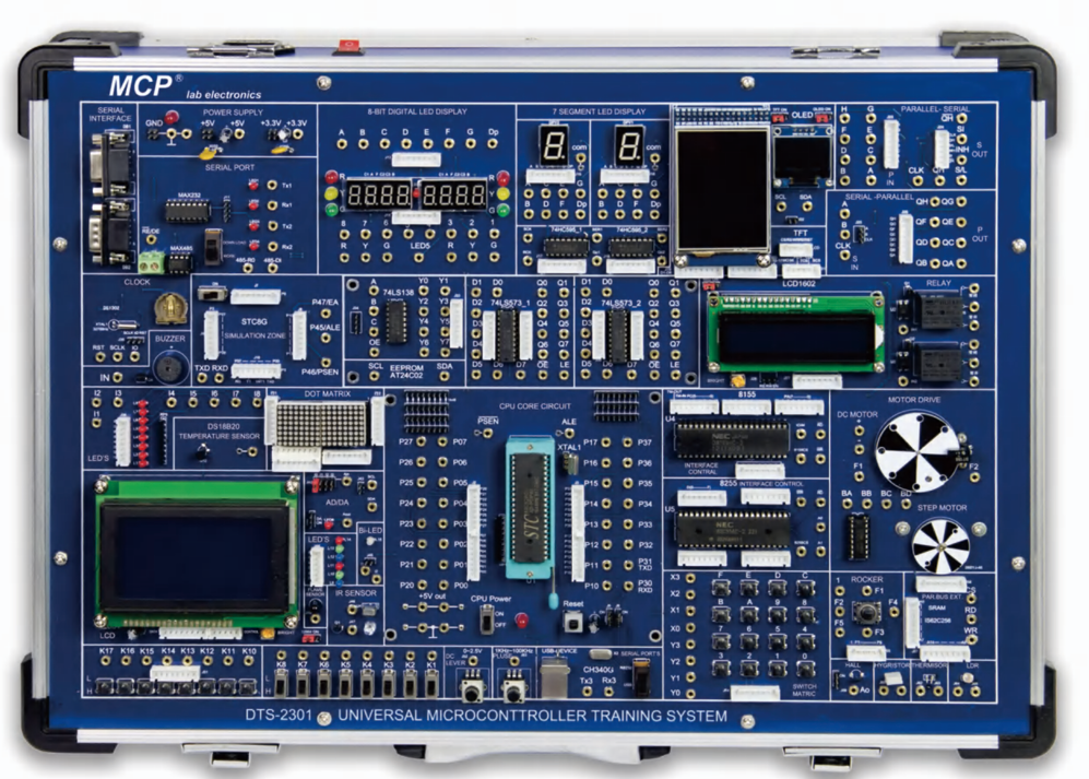 DTS-2301 UNIVERSAL MICROCONTROLLER TRAINING SYSTEM